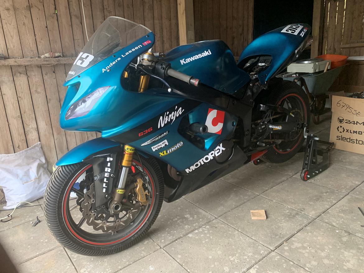 Kawasaki ZX6R 636 C. Banecykel regn. SOLGT  billede 9