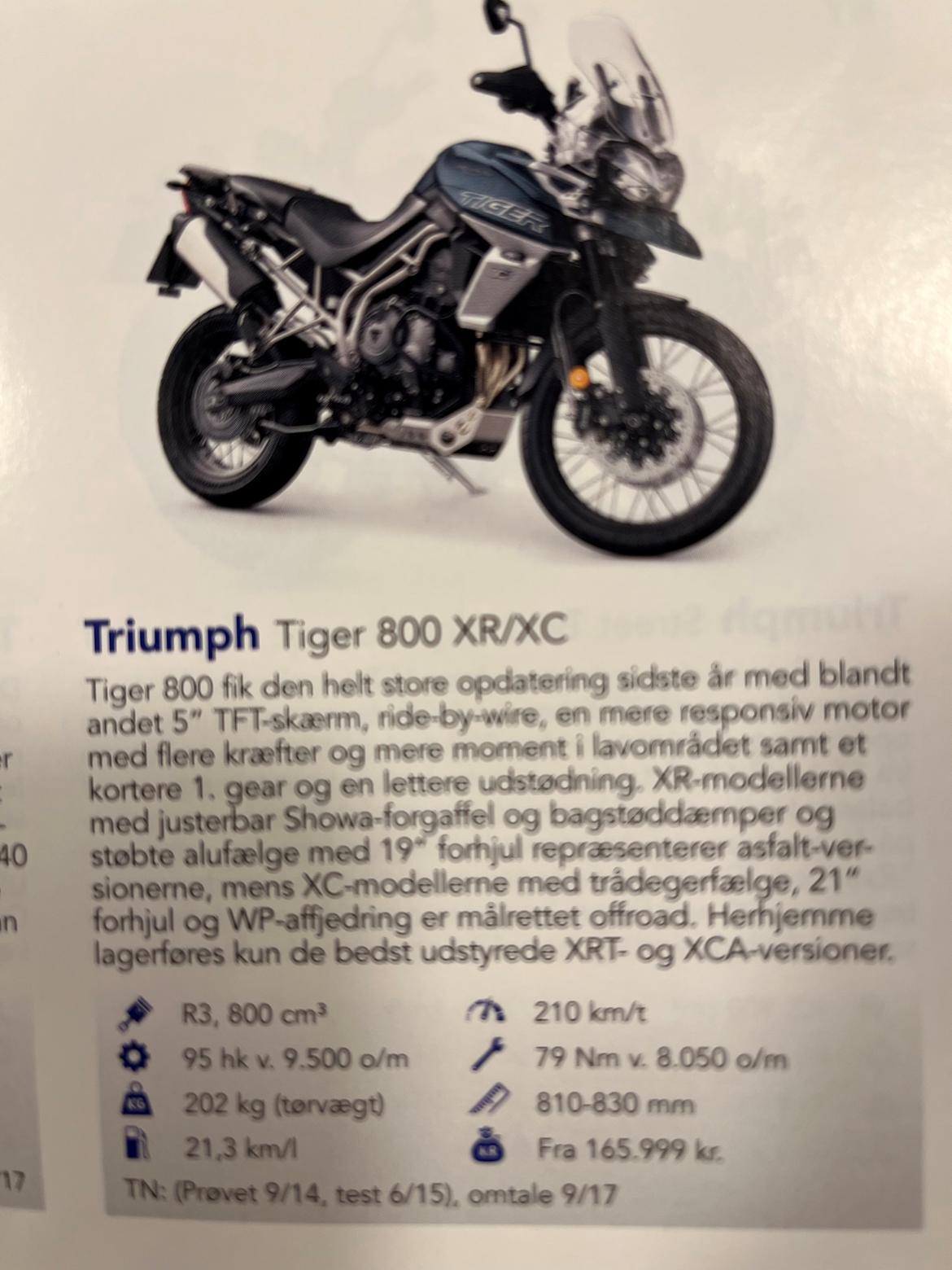 Triumph Tiger 800 XCA (solgt) billede 18