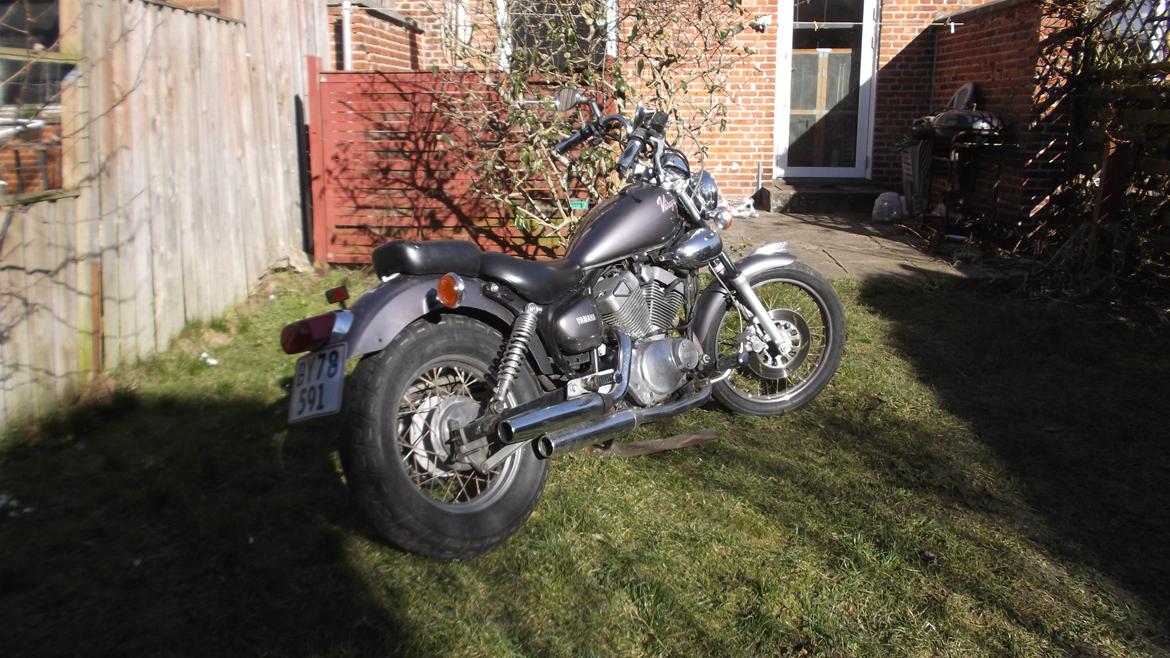 Yamaha xv250 (Pinkie) Build By Nemesis's Custom Garage - da jeg købte den billede 16
