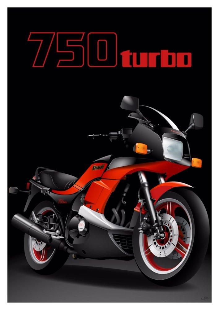 Kawasaki zx750e  billede 5