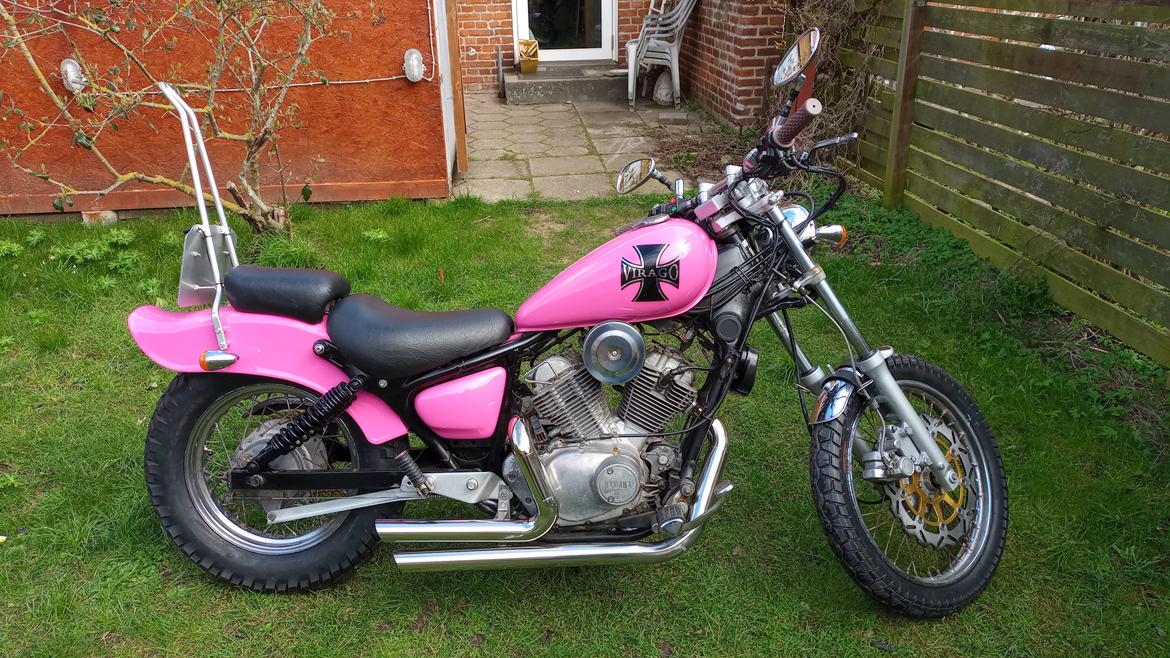 Yamaha xv250 Virago (Pinkie) Custom Build By A.H.N Racing billede 2