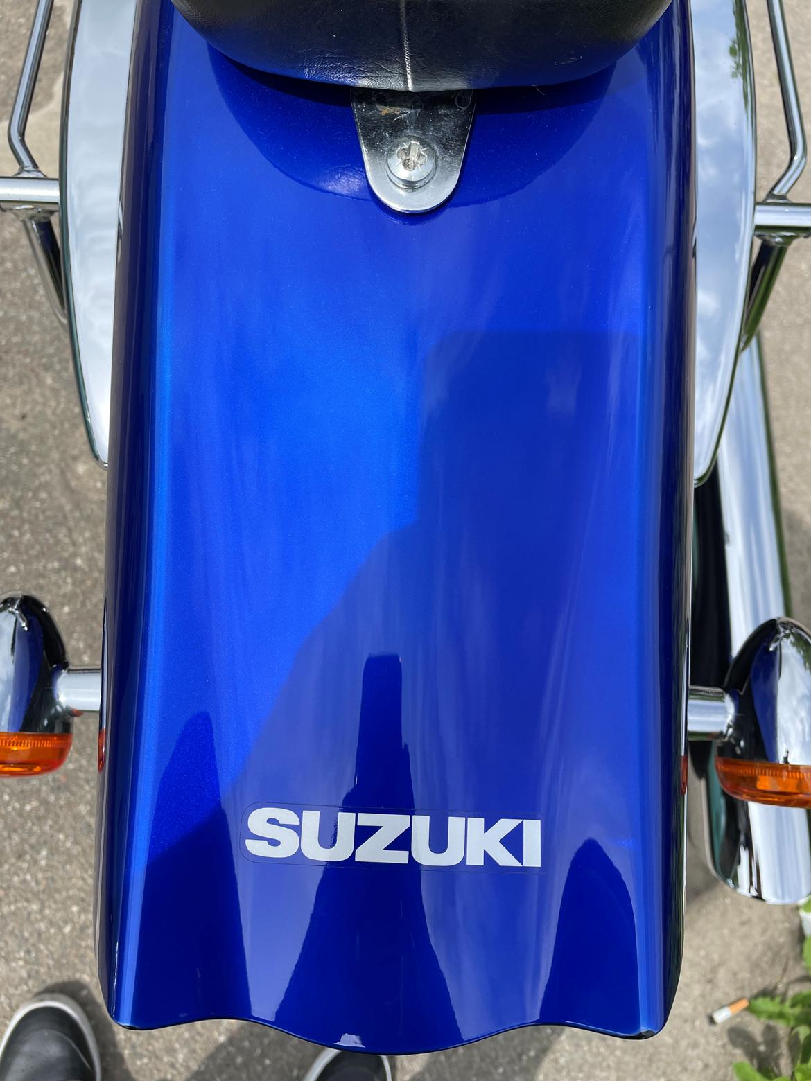 Suzuki M800 intruder - Fik poleret bagskærmen hos Wash & Polish i Brøndby mega flot Arbejde. billede 11
