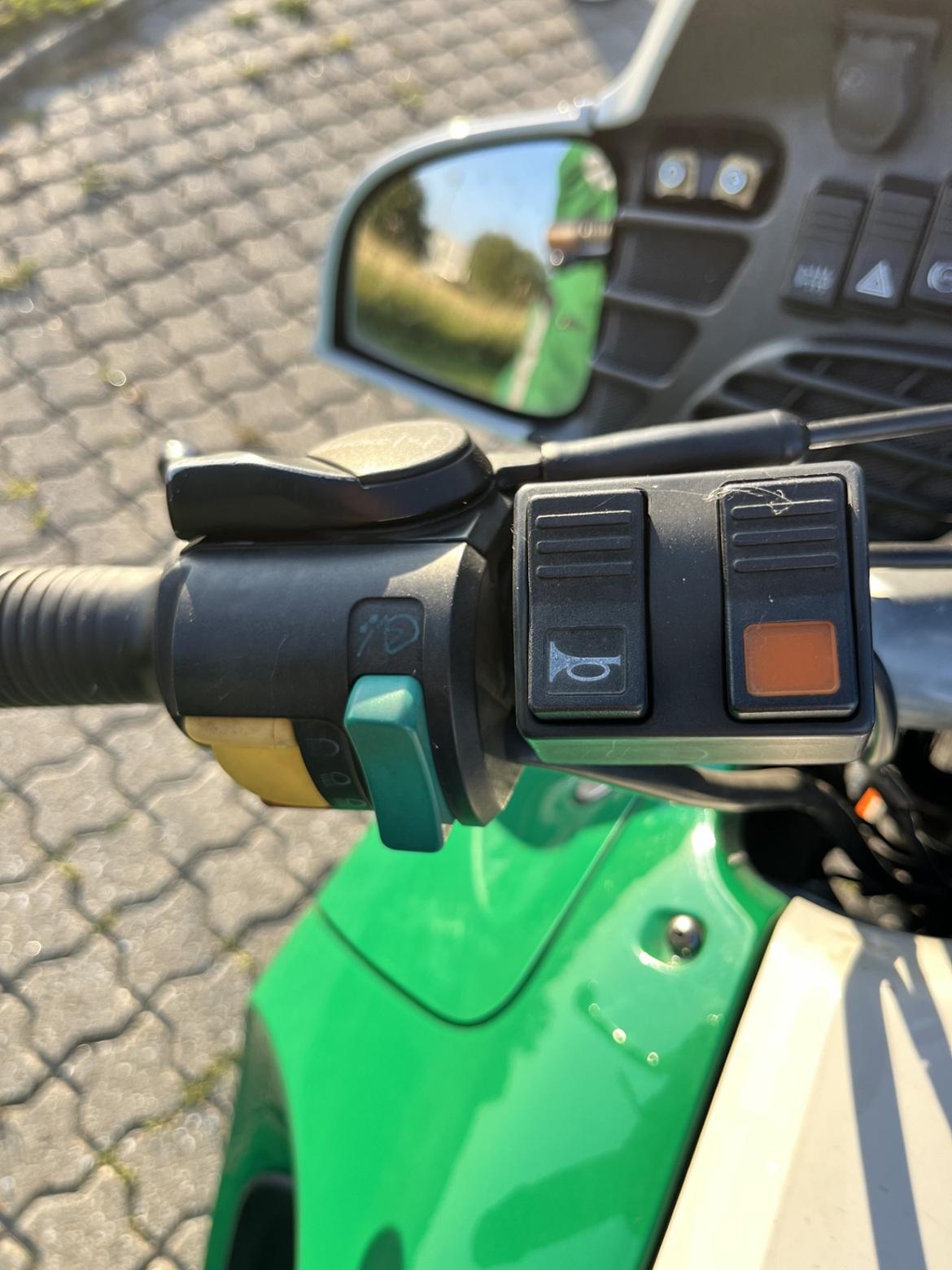 BMW R850RT "Imitatio Polizei" - Xenonlys er forbundet til den røde knap.  billede 9