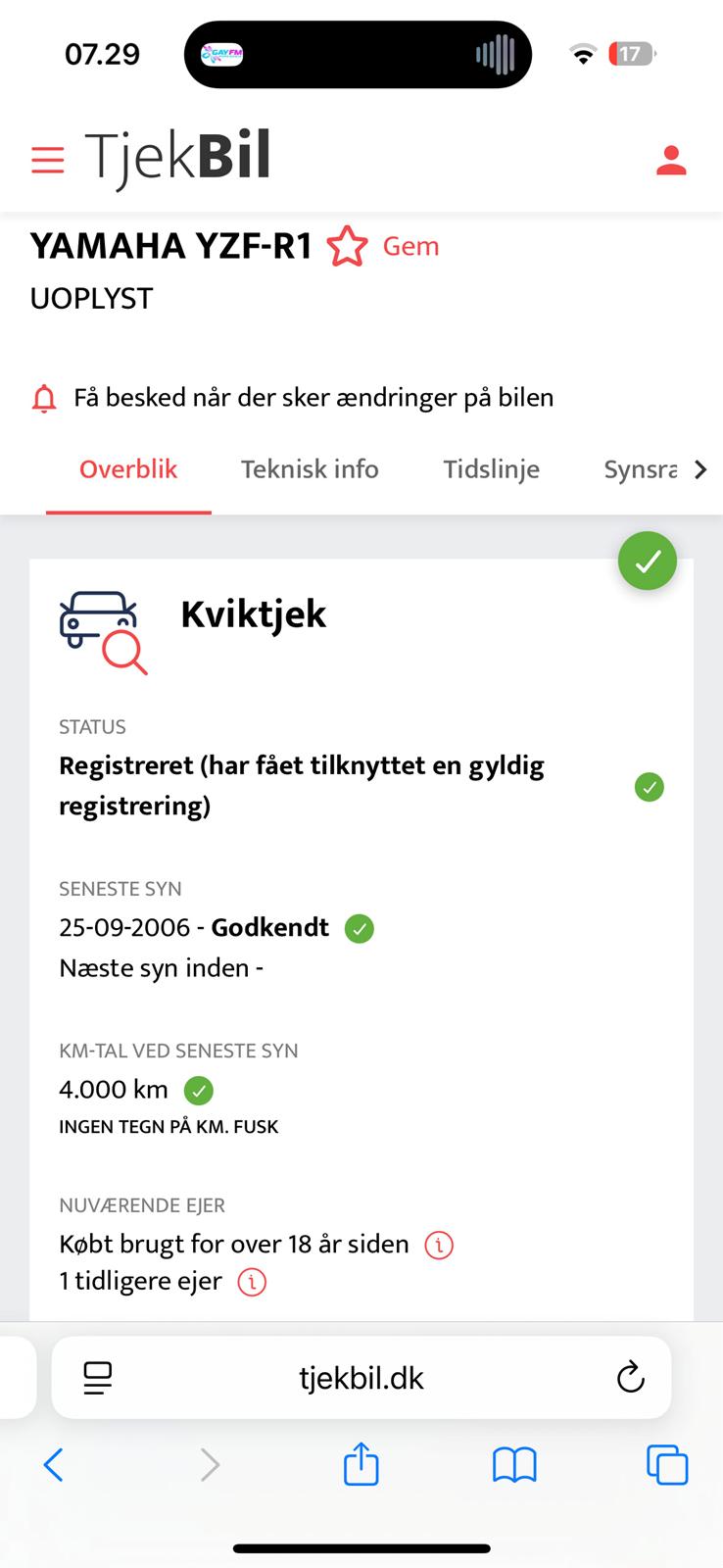 Yamaha YZF-R1 - Min i 18+ år :) sælger aldrig :) billede 46