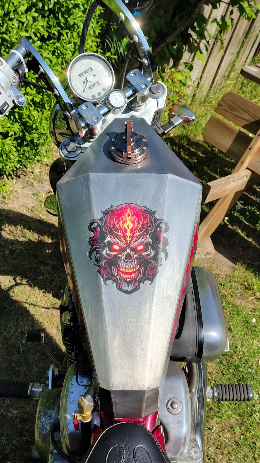 Honda vt600 Shadow Build By Nemesis's Custom Garage billede 12