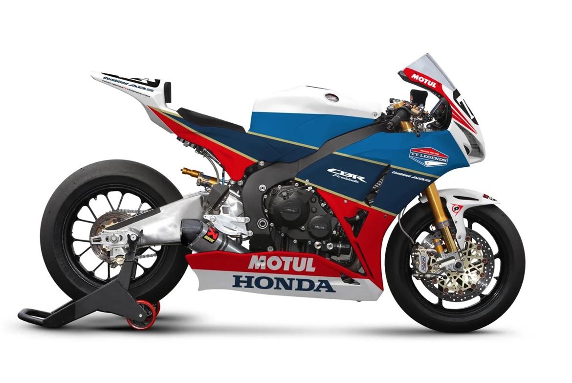 Honda CBR1000RR SC59 Banemotorcykel - Dette billede var udgangspunktet til genopbygningen. billede 13