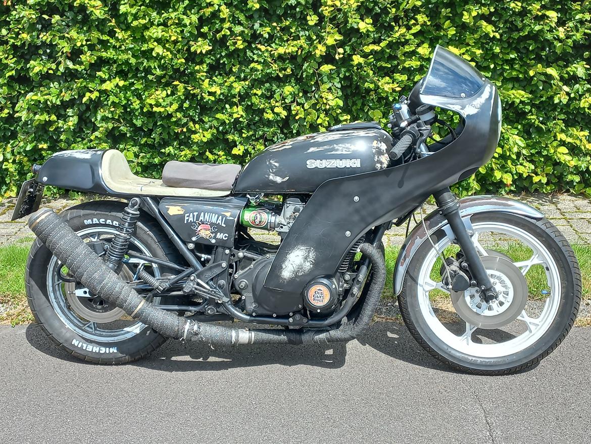 Suzuki GS 750 - Efter ombygning til Cafe billede 1