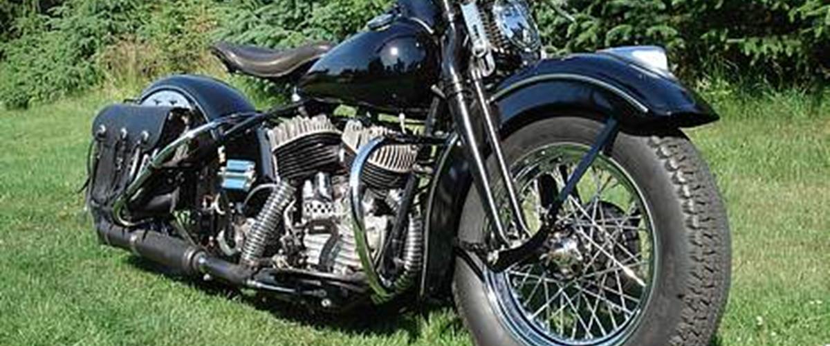 Harley Davidson Flathead 1941 Jeg er lige blevet færdig med...