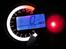 Kawasaki Z750 RR - Instrument belysningen, som den ser ud nu. Syntes det er lidt federe end den std. røde farve. Kan specielt godt lide detaljen med det røde felt :-)