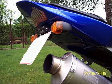 Kawasaki ZX 6 R Solgt - Der er kommen en anden nummer pladeholder på. billede 8