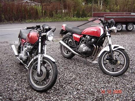 Suzuki GS 750 solgt - Min kammerats og min.....2 sider af samme sag :-) billede 4