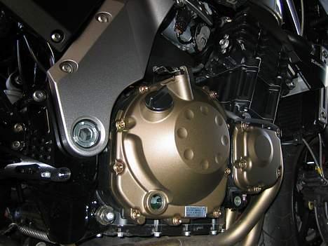 Kawasaki Z750 - De flotte brunerede motordæksler. billede 12