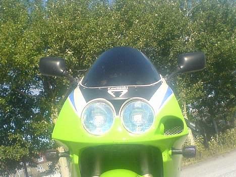 Kawasaki zxr - Blue light forlygte med hvid gas pære billede 7