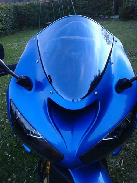 Kawasaki zx6r 636 - Iridium Cool Blue kåbeglas fra bluematrix billede 4