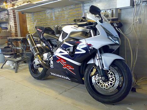 Honda fireblade SOLGT - niels`s garage 16/3 2007 har lige momteret rizoma blink.. billede 1