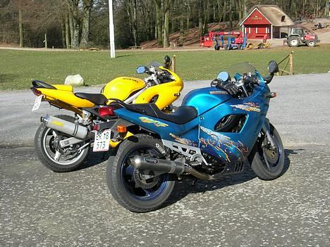 Suzuki GSX 600F - Var lige et smut på Himmelbjerget med en af drengene billede 6