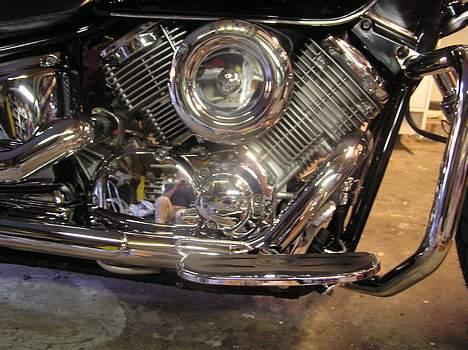 Yamaha dragstar 1100 - med originale fod plader billede 13