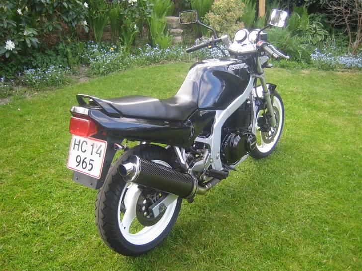 Suzuki GS 500E  *solgt* - nyt billede, med carbon Potte billede 2