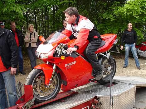 Ducati 998 Biposto - Måling af effekt ved Ducati træf 2006. 123,6HK på hjulet. billede 7