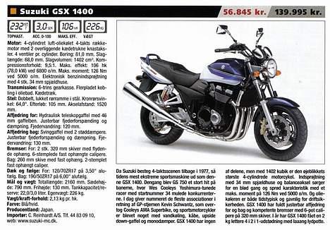 Suzuki GSX 1400 billede 12