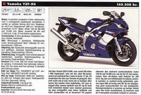 Yamaha R6 (Solgt) billede 18