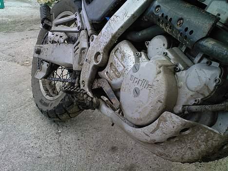 Aprilia Pegaso 650 - Muddder og skæv bremsepedal... var lige nede engang... billede 5