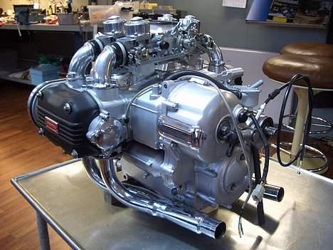 Honda GL1000 Goldwing - Den motor er da et kunstværk billede 7
