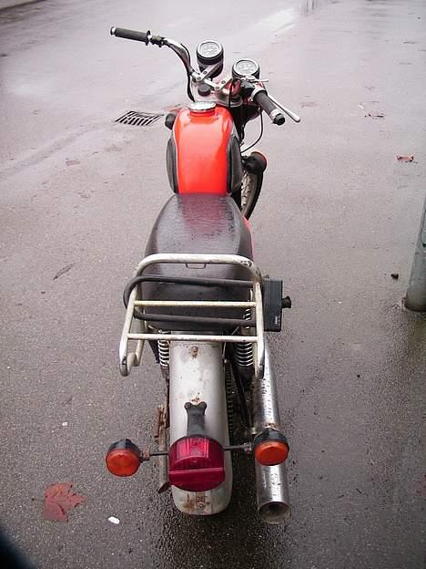 MZ TS 150  - Bagagebæreren skal nok af.... billede 5