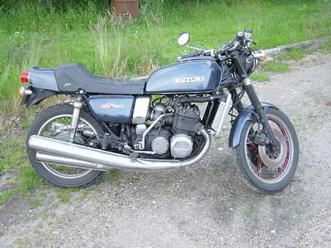 Suzuki gt 750 - sådan så dyret ud da jeg købte den for 5 år siden billede 6