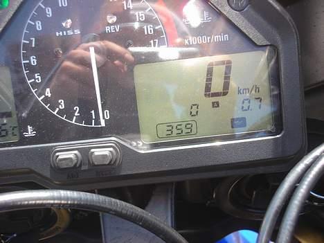 Honda  Movistar TIL SALG. - Den store dag jeg fik min HONDA..... 700 meter har jeg kørt på det tidspunkt. billede 7