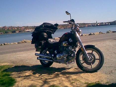 Yamaha xv 1100 virago - På en "bette" søndags tur billede 1