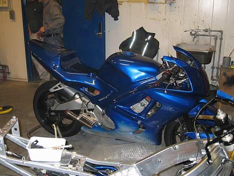 Honda CBR 600  - Til maler. De nye farver til 2007, blå, hvid, rød billede 11