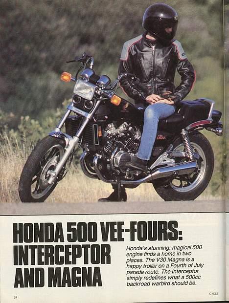 Honda Magna V30 VF500C SOLGT ! billede 12