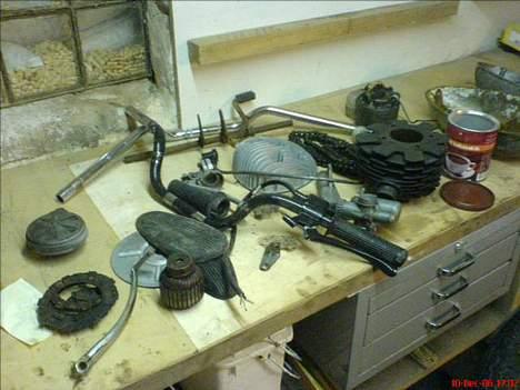 DKW RT 175/250 ccm *SOLGT* - Motor skilt ad på nær gearkasse ... billede 10