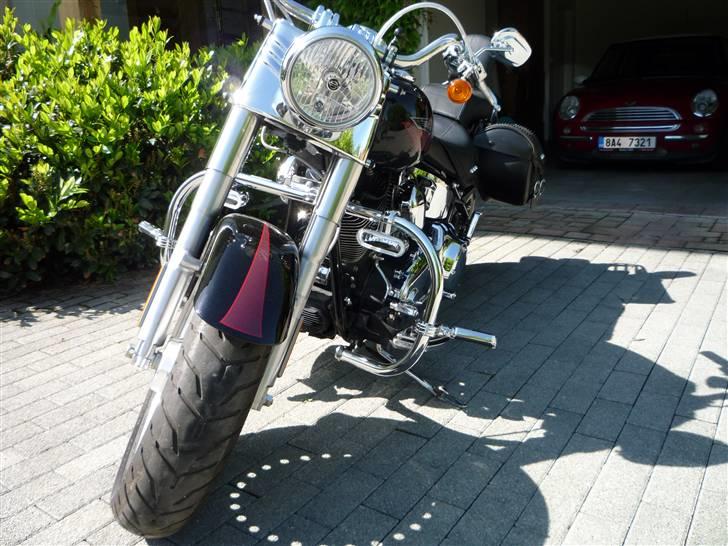 Harley Davidson Fatboy - motorbøjle med tågelys :-)  billede 2