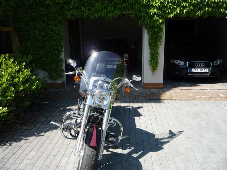 Harley Davidson Fatboy - "udestue" aftagelig, god til langfart billede 4