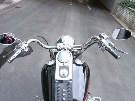 Harley Davidson Fatboy - alt der sorte standard "control" er skiftet med chrome billede 9