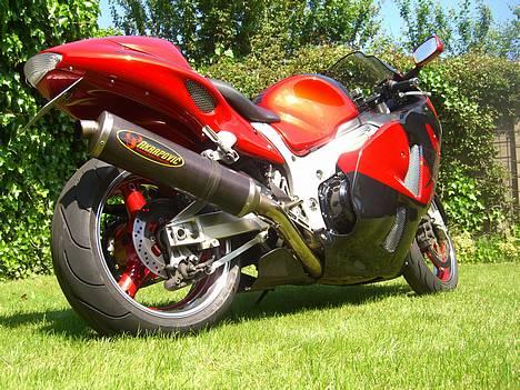 Suzuki GSX1300R Hayabusa  :Red - Modificeret bagskærm (det er væk) billede 2