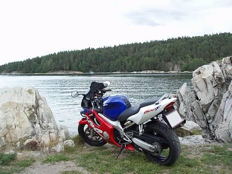 Honda CBR 600 F4 - Solgt - En dag ved svømme pølen nær Drammen i Norge billede 4