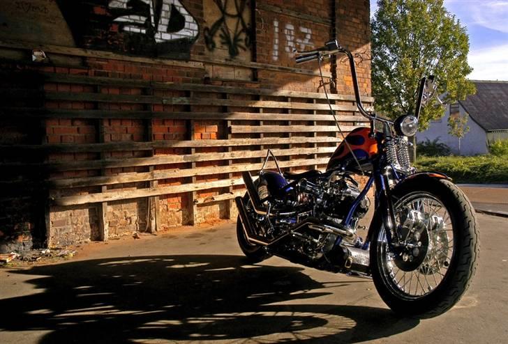 Harley Davidson Chopper (Solgt) - 15-10-07 billede 2