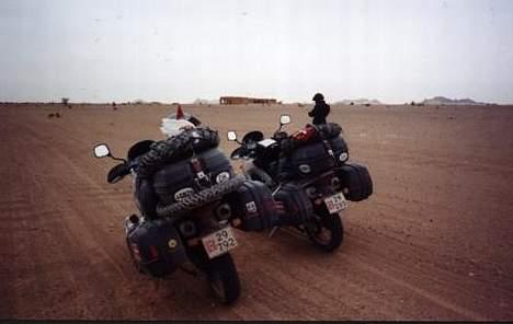 Aprilia Pegaso 650 "Dakar" - Kompasnavigation i Mauritanien. billede 1