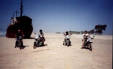 Aprilia Pegaso 650 "Dakar" - På stranden tæt på Dakar billede 2