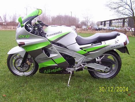 Kawasaki zx10, ninja/thisted R.I.P - wrooom!!! min nye legekammerat, engang kawa, altid kawa!!!  billede 1