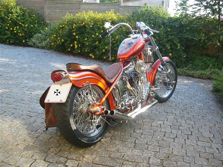 Harley Davidson Panhead Chopper - Be a man... Ride a Pan billede 2