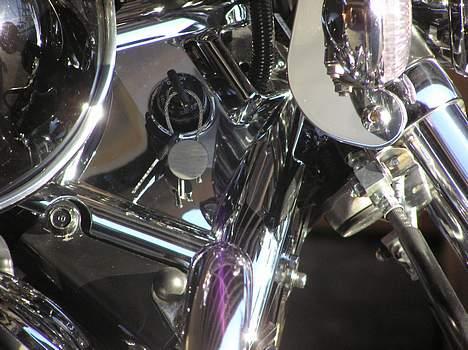 Yamaha dragstar 1100 - crome cover ved tændningsnøgle billede 17