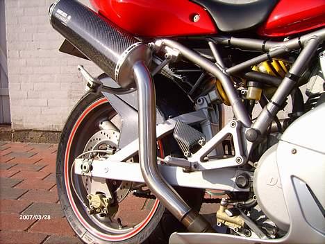 Ducati 750 S     SOLGT - udstødning forlænget med 110mm, hjemmegjort billede 17