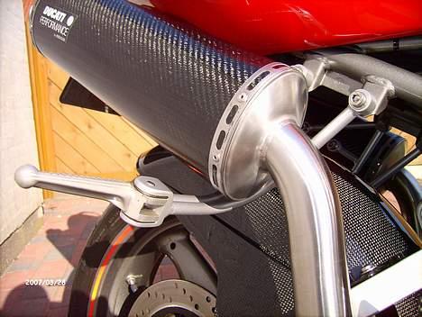 Ducati 750 S     SOLGT - skal jo have fruen med en gang imellem, så her er hjemme gjorte fodhvilere billede 19