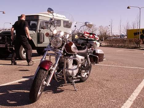 Lifan Fly Dragon 250-4 - rastepladsen E47 ved Karlslunde påskelørdag på vej mod Fyn billede 5