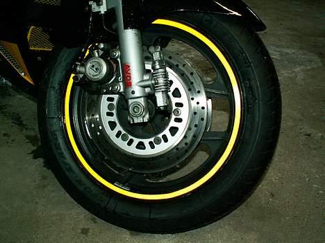 Kawasaki GPz1000RX (nu SOLGT) - 10mm relekterende rimstripes hentet hjem fra D. billede 11