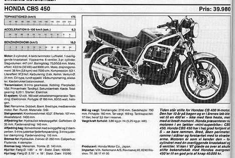 Honda CB 450 S billede 5